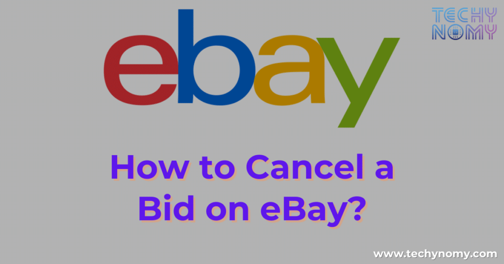 How to Cancel a Bid on eBay?